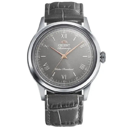 Orient Classic Bambino Limited Edition (3,300 Pcs) Automatic RA-BB0006N Grey Dial 38.4mm Leather Strap Men's Watch