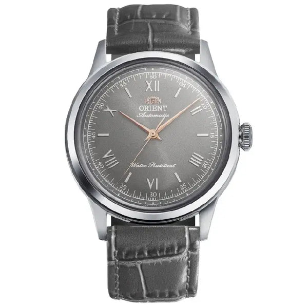 Orient Classic Bambino Limited Edition (3,300 Pcs) Automatic RA-BB0006N Grey Dial 38.4mm Leather Strap Men's Watch