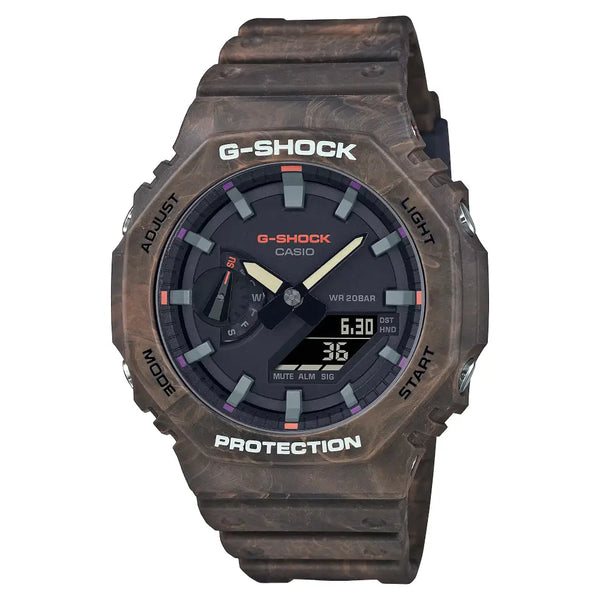 Casio G Shock GA-2100FR-5A Limited Edition Analog-Digital Gray Dial Resin Strap Men's Watch