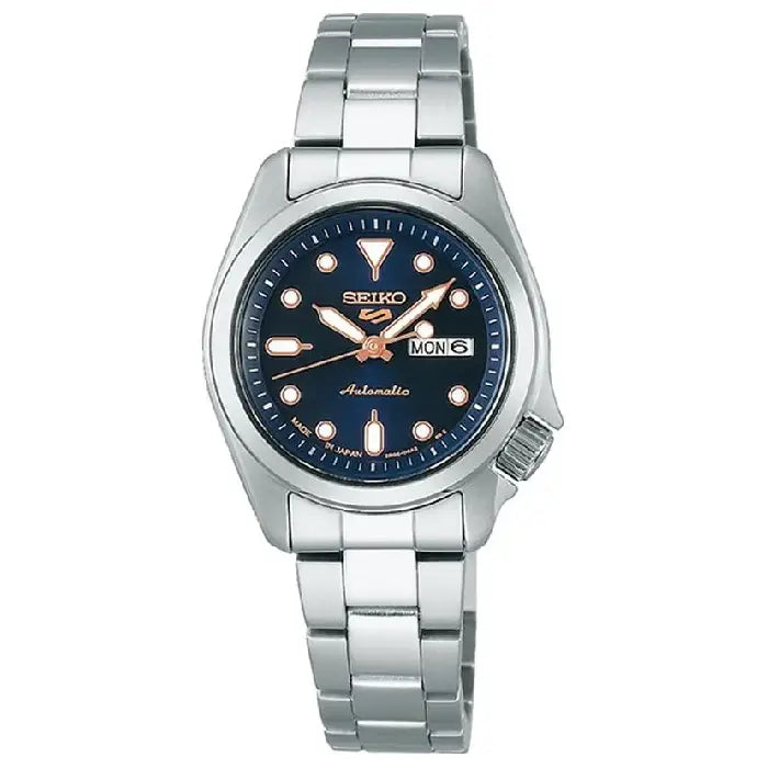 Seiko 5 Sports SKX Series SRRA007 Navy Dial 28mm Stainless Steel Women's Watch
