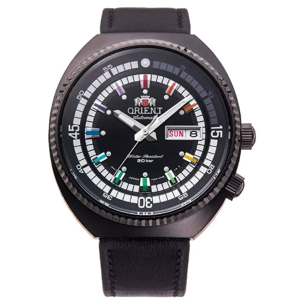 Orient RA-AA0E07B19B Neo-Classic Sports Limited Edition Automatic Black Dial 43.5mm Leather Strap Men's Watch