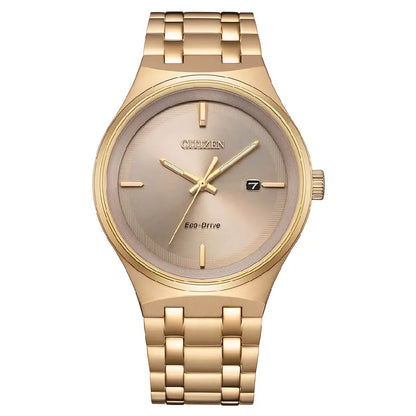 Citizen Eco-Drive Axiom BM7653-50Q Rose Gold Dial 40mm Stainless Steel Men's Watch