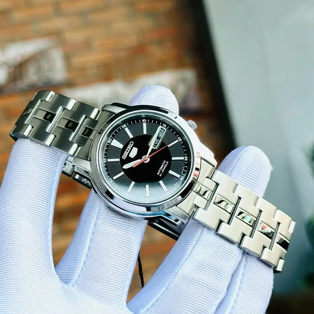 Seiko 5 Automatic SNKL83K1 Black Dial 38mm Stainless Steel Men's Watch