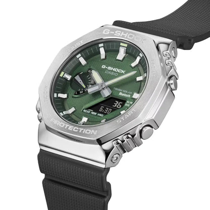 Casio G-Shock G-Steel GBM-2100A-1A3DR Green Dial Stainless Steel Men's Watch