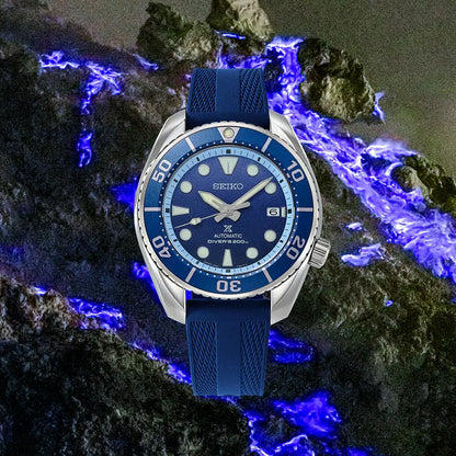 Seiko Prospex SPB543J1 "Blue Fire Crater" Sumo (Limited Edition 2200 pcs) Blue Dial 45mm Silicone Men's Watch