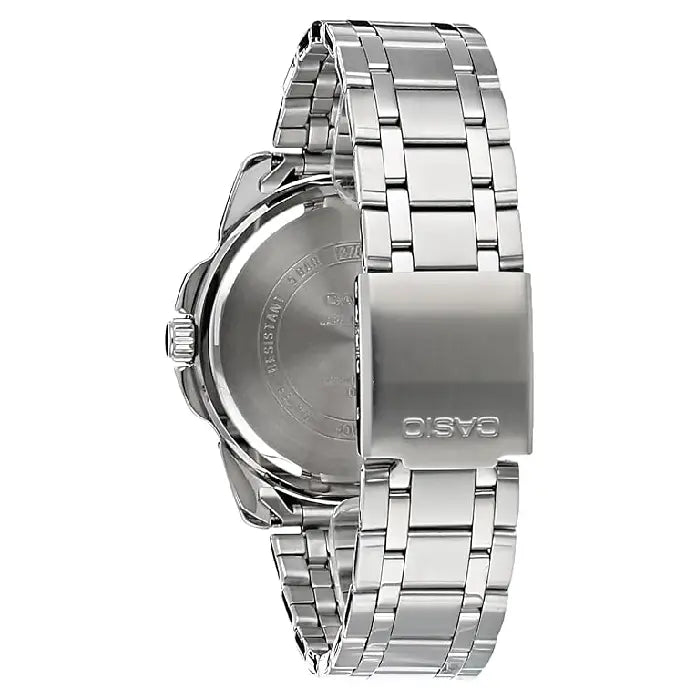 Casio Collection Analog MTP-1314D-1AVDF Black Dial Stainless Steel Men's Watch detail view
