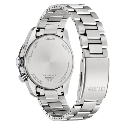 Citizen Attesa Eco-Drive Radio-Controlled CB0288-65L Limited Edition Unite with Blue Dial 40.6mm Titanium Men's Watch