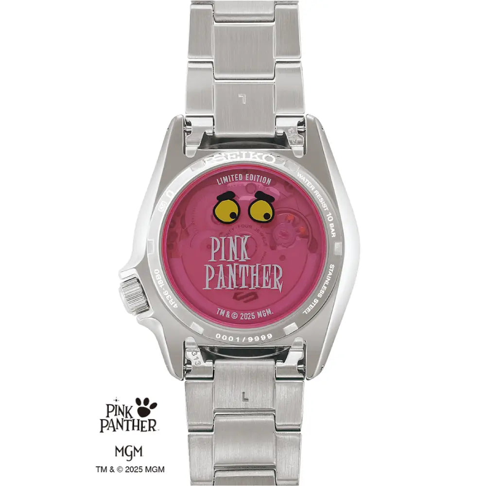 Seiko 5 Sports SBSA321 (SRPM07) Automatic "Pink Panther" Limited Edition (9,999 PCs) Pink Dial 38mm Stainless Steel Men's Watch