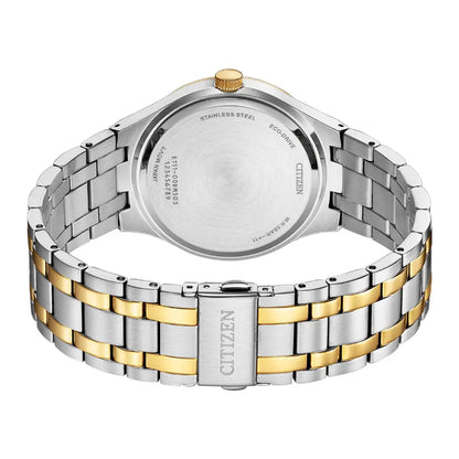 Citizen Eco-Drive BM7656-51L Blue Dial 40mm Two-Tone Stainless Steel Men's Watch