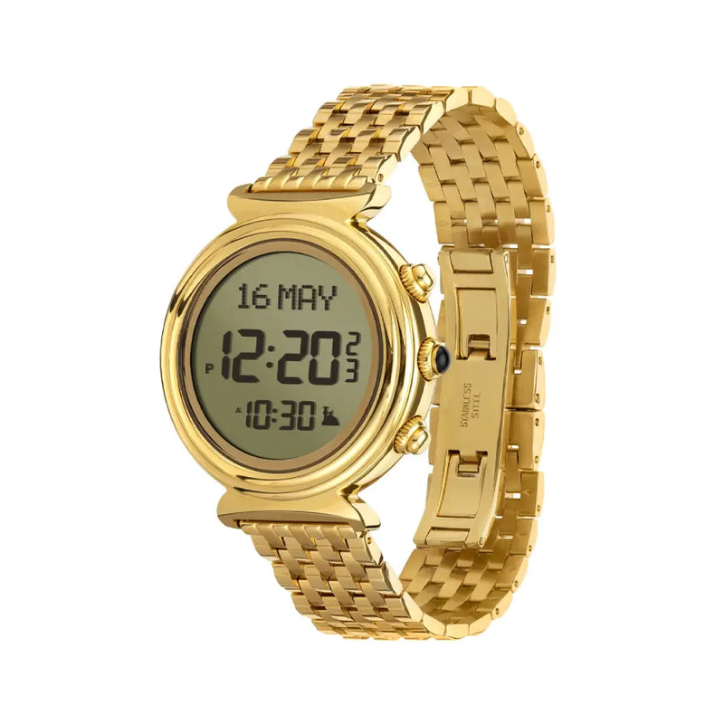 Al Fajr Classic Lady WF-14S Digital Dial Stainless Steel Women's Watch detail view