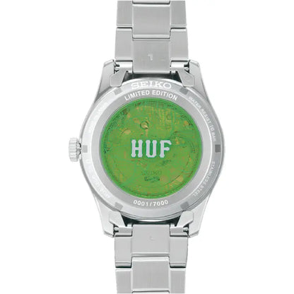 Seiko 5 Sports SBSA323 (SRPM09) Field HUF Limited Edition (7000 Pcs) Green Dial 39.4mm Stainless Steel Men's Watch