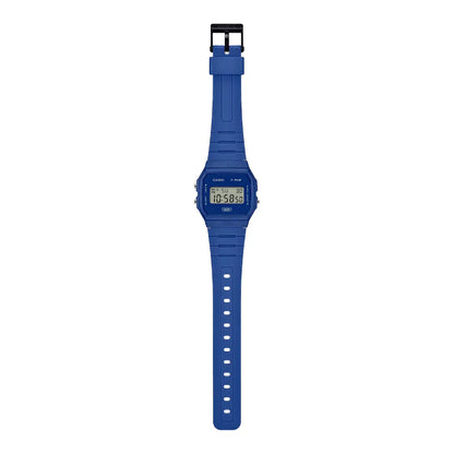 Casio Vintage Digital "Minimalist" F-91WB-2A1 Blue Digital Dial 35.2mm Resin Strap Unisex Watch