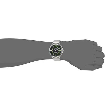 Casio Enticer MTP-E134D-1BVDF Date Analog Black Dial Stainless Steel Men's Watch