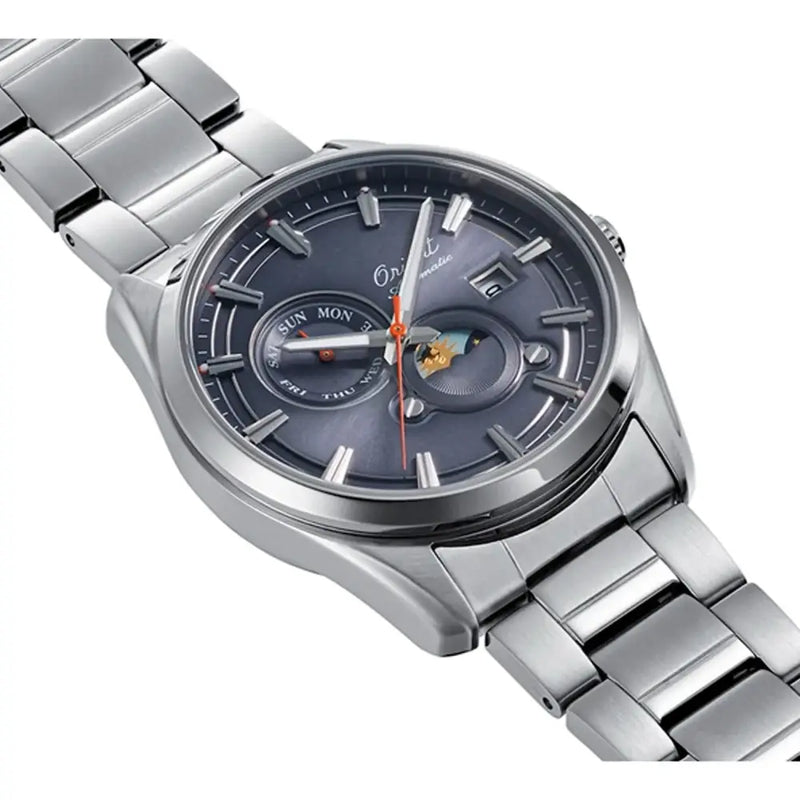 Orient Stretto RA-AK0311N 75th Anniversary Limited Edition (2500 Pcs) Automatic Grey Dial 41.5mm Stainless Steel Men's Watch detail view