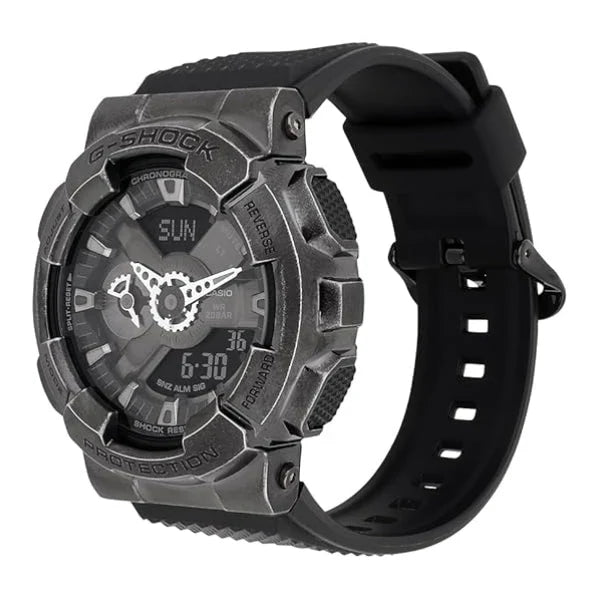 Casio G-Shock Casual GM-110VB-1ADR Black Dial Stainless Steel Men's Watch detail view