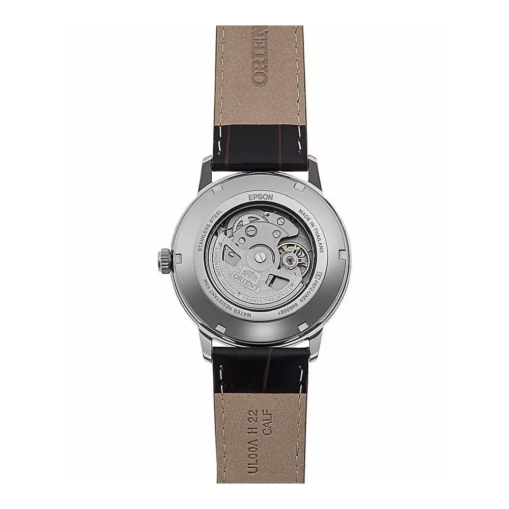 Orient Contemporary Automatic RA-AC0F13E30B Green Dial Leather Strap Men's Watch