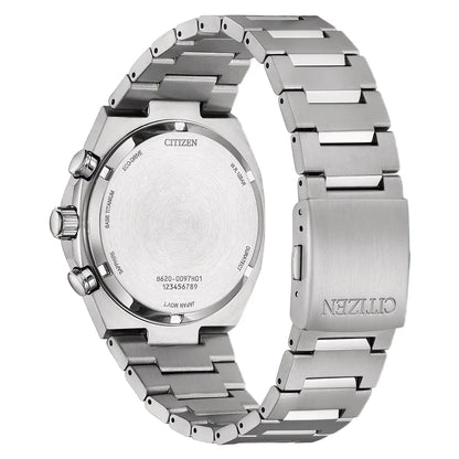 Citizen Eco-Drive Chronograph CA4610-85X Green Dial 42.5mm Titanium Men's Watch