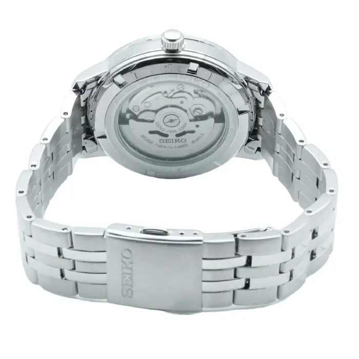 Seiko SRPH89K1 Dress Watch Automatic Green 41.2mm Dial Stainless Steel Men's Watch detail view