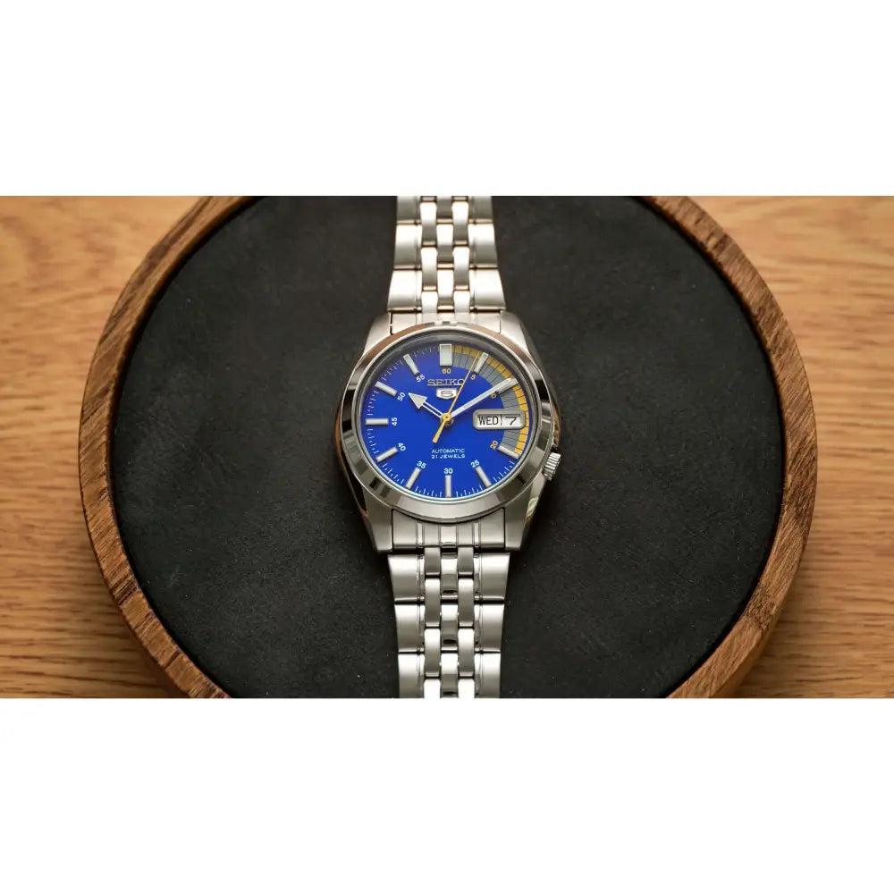 Seiko 5 SNK371K1 Automatic 21 Jewels Blue Dial 37mm Stainless Steel Men's Watch