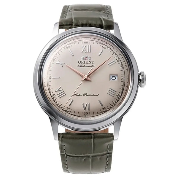 Orient Bambino 75 Anniversary 2025 Release RA-AC0025N Rare Beige Classic Domed Glass Dial 40.5mm Automatic Men's Watch