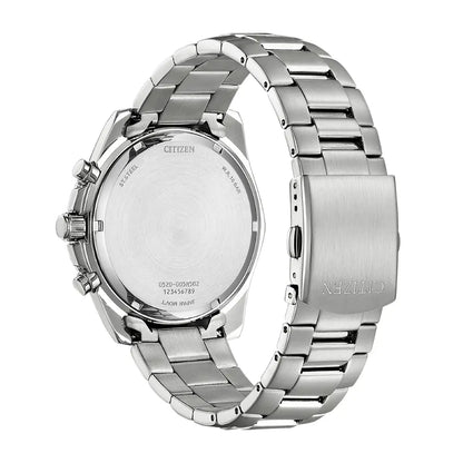 Citizen Quartz Chronograph 44mm AN8200-50A Silver Dial Stainless Steel Men's Watch