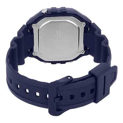 Casio Digital W-218H-2AVDF Black Display Dial Resin Strap Men's Watch