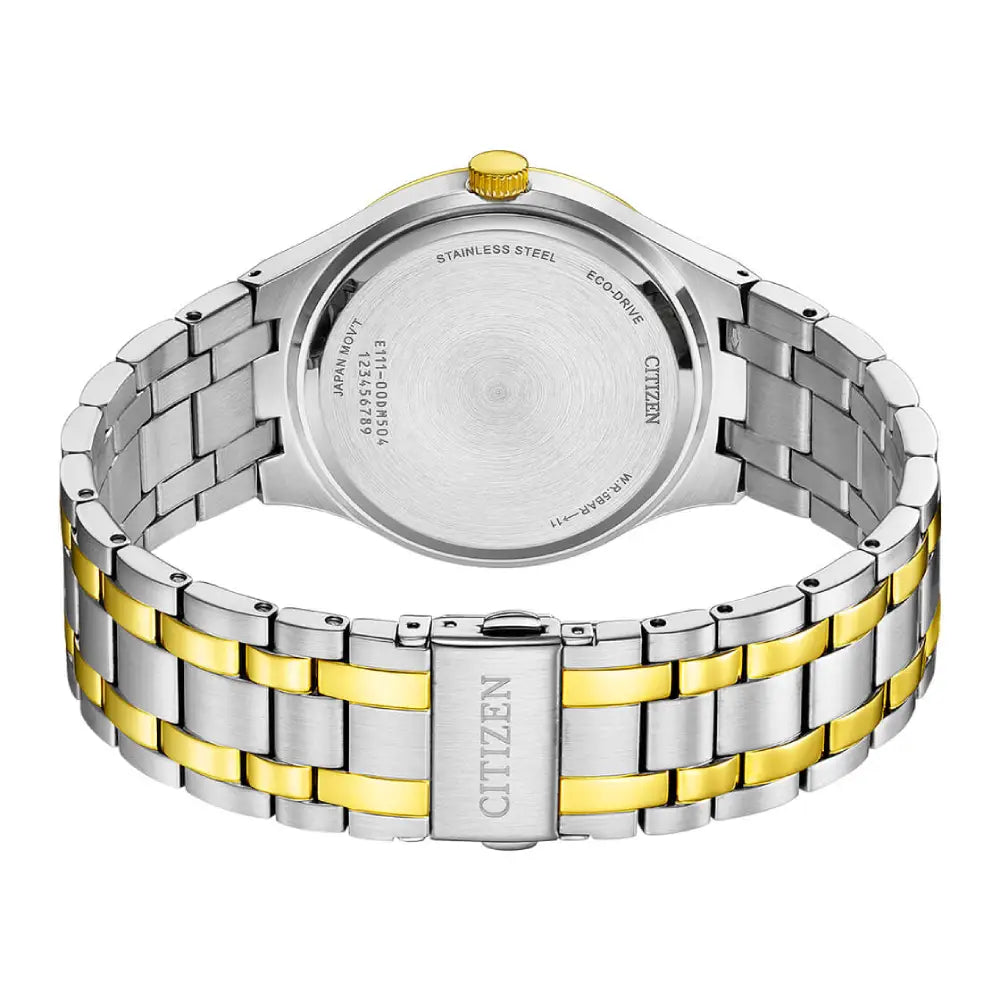 Citizen Eco-Drive Axiom BM7654-57X Green Dial 40mm Two-Tone Stainless Steel Men's Watch