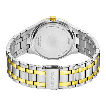 Citizen Eco-Drive Axiom BM7654-57X Green Dial 40mm Two-Tone Stainless Steel Men's Watch
