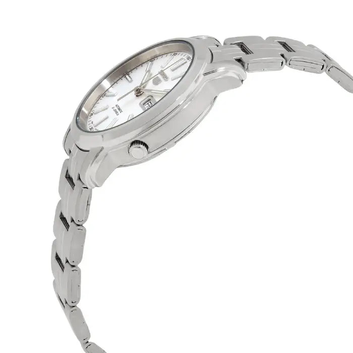 Seiko 5 Automatic SNKL75K1 White Dial 38mm Stainless Steel Men's Watch