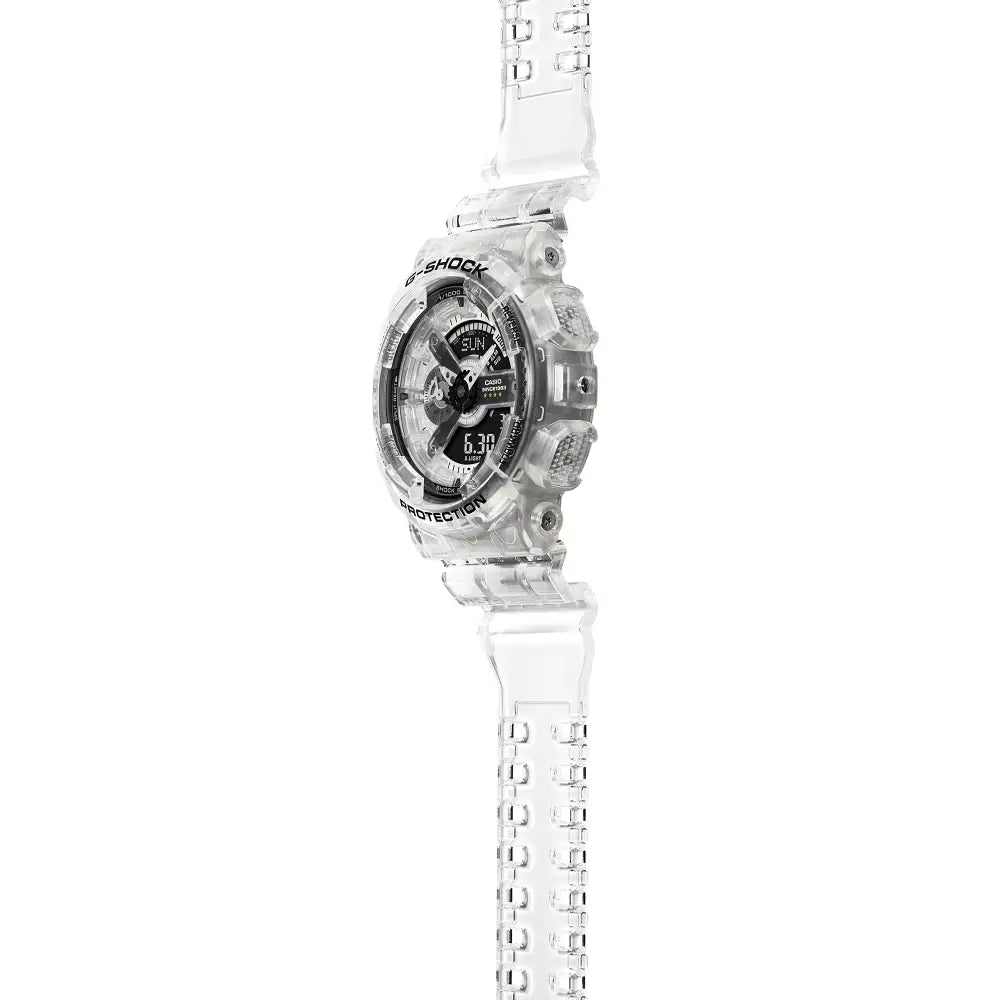 Casio G Shock GA-114RX-7A 40th Anniversary Analog-Digital Limited Edition Clear Dial Resin Strap Men's Watch