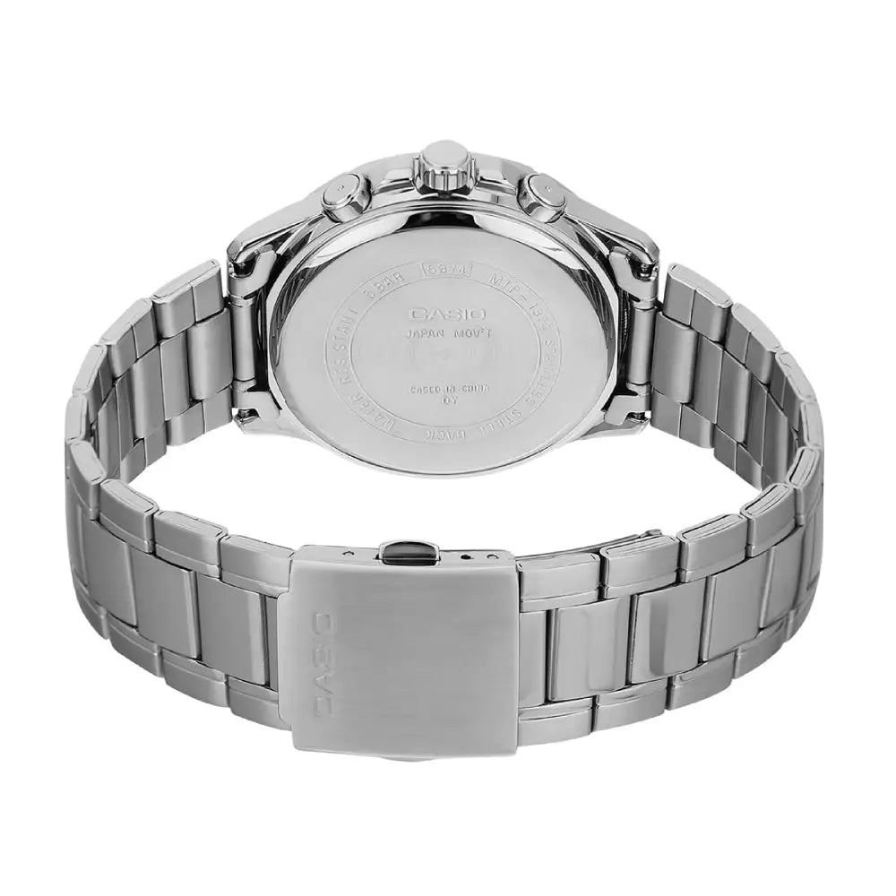 Casio Collection Analog MTP-1374D-2A3VDF Blue Dial Stainless Steel Men's Watch