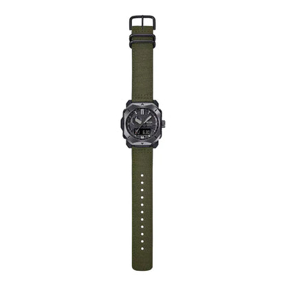 Casio Pro Trek Climber Line PRW-6900YB-3DR Black Dial Green CORDURA Strap Men's Watch