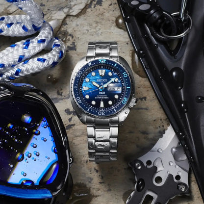 Seiko Prospex The Great Blue 45 Automatic SRPK01K1 Blue Dial 45.0mm Stainless Steel Men's Watch