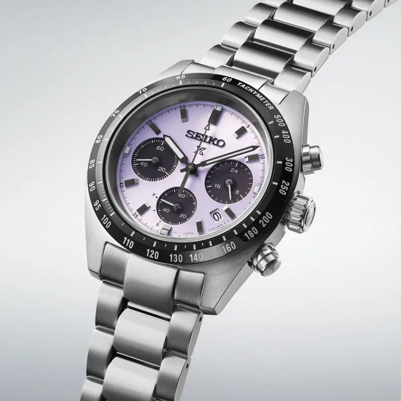Seiko Prospex SSC955P1/SBDL119 Solar Chronograph Limited Edition (6000 Pcs Worldwide) Purple Dial 39.0mm Stainless Steel Men's Watch detail view