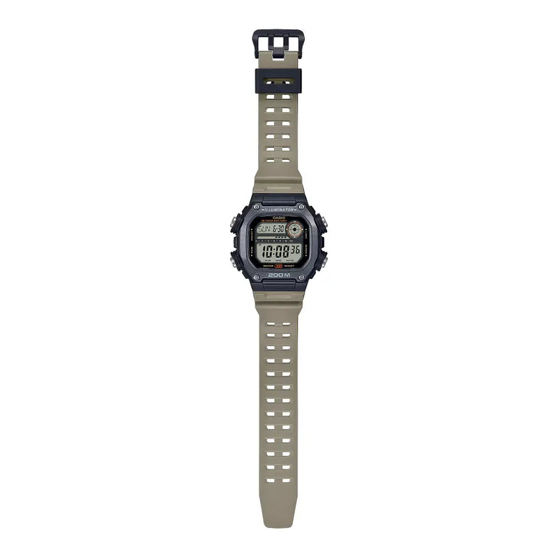 Casio Youth-Digital DW-291HX-5AVDF Black Dial Resin Strap Men's Watch detail view