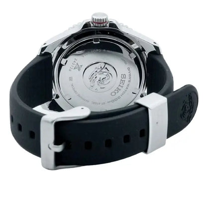 Seiko Prospex "Sapphire Solar" SNE593P1 Blue Dial 42.8mm Silicone Strap Men's Watch