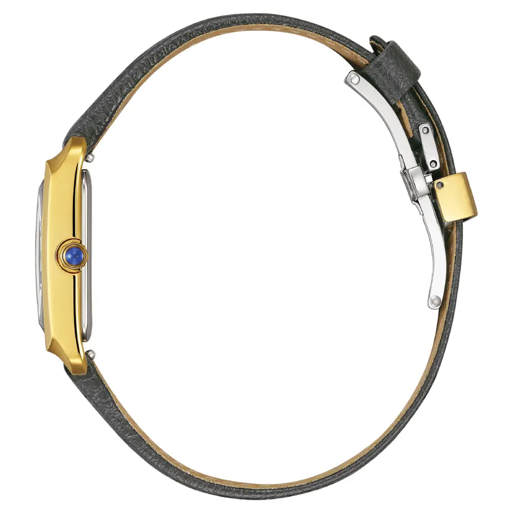 Citizen Eco-Drive EW5622-09P Analog "Citizen L Bianca" Gold Dial 32.4mm Leather Strap Women's Watch