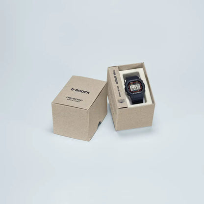 Casio G-Shock The Origin Digital DW-5000R-1A Black Digital Dial 43mm Resin Strap Men's Watch