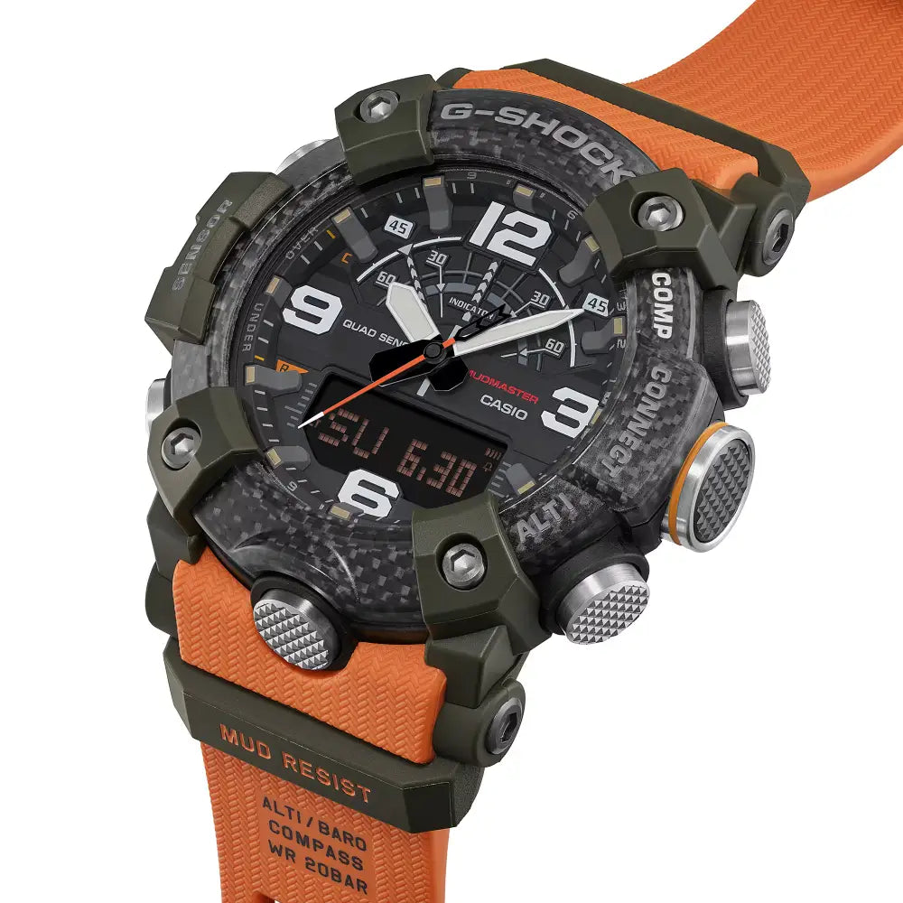 Casio G-Shock Mudmaster GG-B100X-1A9 Black Dial 51mm Resin Strap Men's Watch