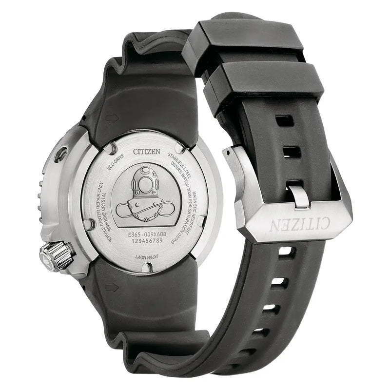 Citizen Promaster Diver BN1025-08L Limited Edition Unite with Blue Blue Dial Eco-Drive Rubber Men's Watch detail view
