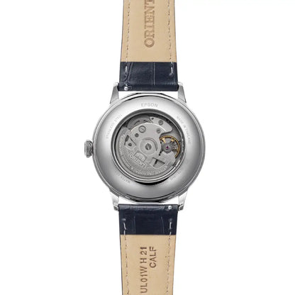 Orient Classic Bambino Automatic RA-AC0031S White Dial 40.5mm Leather Strap Men's Watch