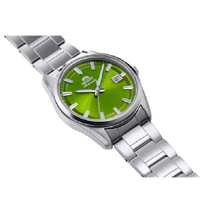 Orient Contemporary Stretto Date Mechanical Special Edition RA-AC0R05E Green Dial 38.5mm Stainless Steel Men's Watch