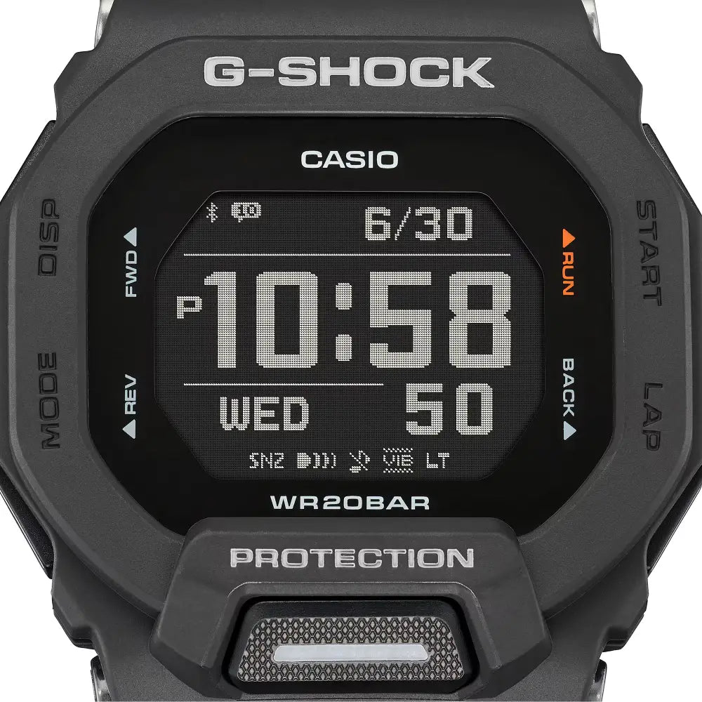 Casio G-Shock G-Squad GBD-200-1DR Black Dial Resin Men's Watch