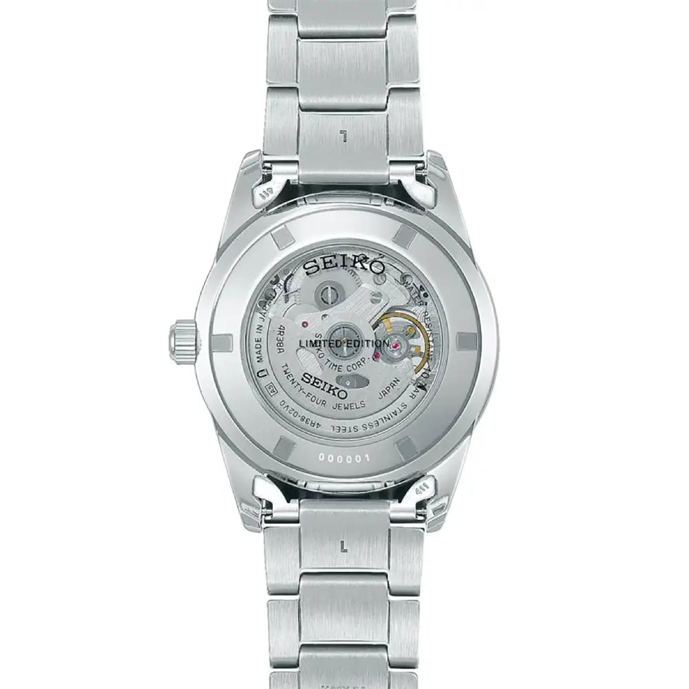 Seiko Selection SCVE065 "TiCTAC" Open Heart Limited Edition Blue Dial 40mm Stainless Steel Men's Watch