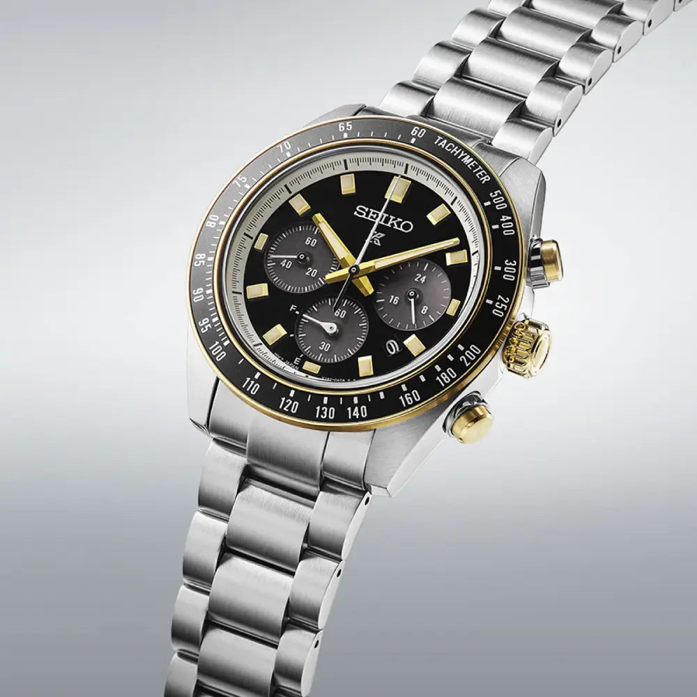 Seiko Prospex SSC941P1 Solar Chronograph Black Dial 41.4mm Stainless Steel Men's Watch