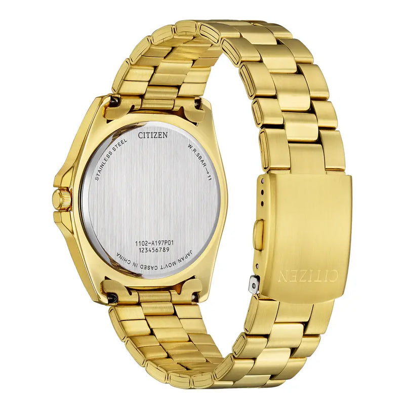 Citizen Quartz Standard BF0583-59P Champagne Gold Dial 39.4mm Stainless Steel Men's Watch detail view