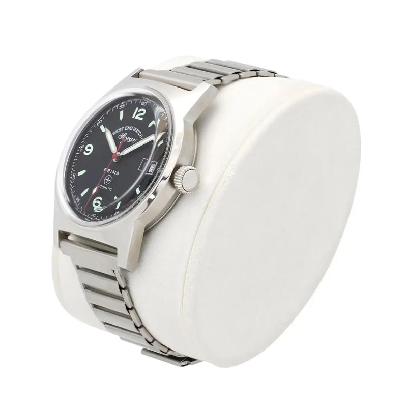 West End New 8152 Automatic 8152.10.0208R Black Dial Stainless Steel Men's Watch detail view