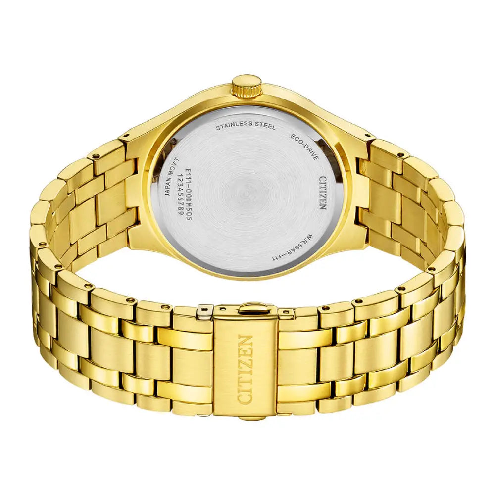 Citizen Eco-Drive Axiom BM7652-52P Champagne Dial 40mm Stainless Steel Men's Watch