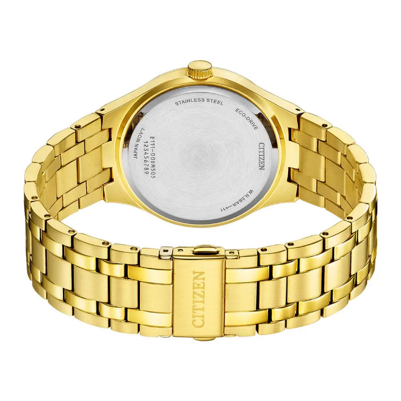 Citizen Eco-Drive Axiom BM7652-52P Champagne Dial 40mm Stainless Steel Men's Watch detail view