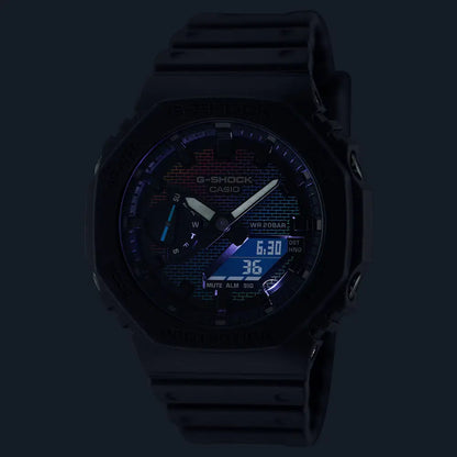 Casio G-Shock Analog Digital GA-2100RW-1ADR Black Dial Resin Men's Watch